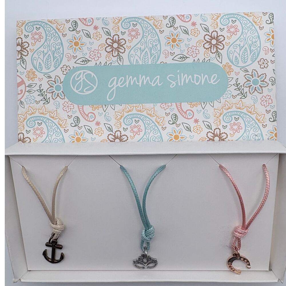 Gemma Simone Set of Three Convertible Necklace/Bracelets